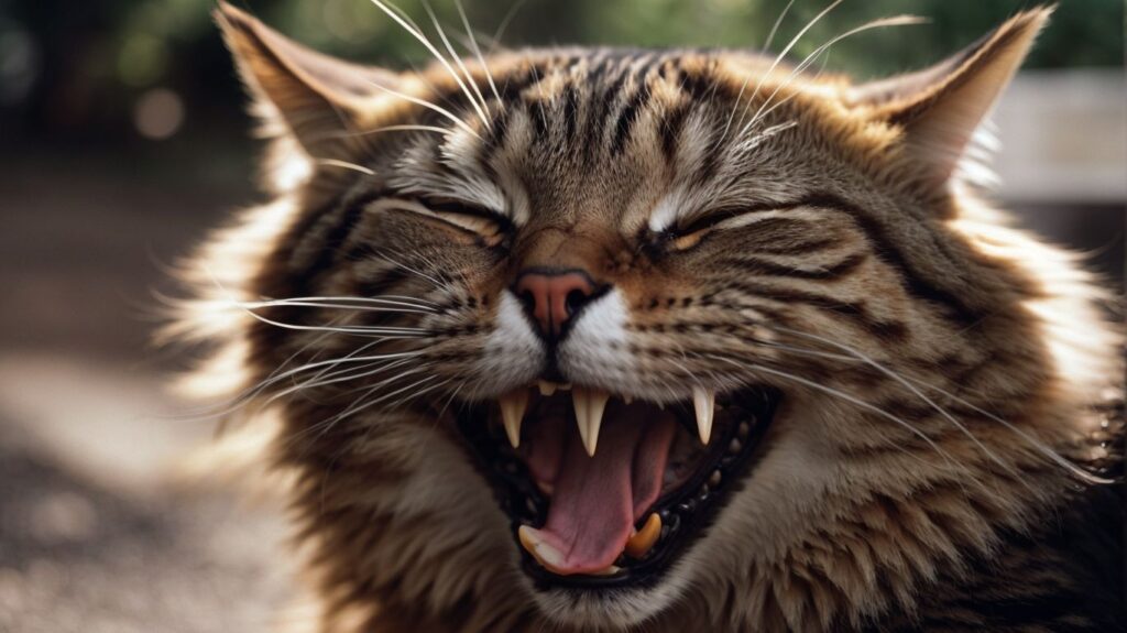 When Should You Be Concerned About Your Cat's Open Mouth - cat with mouth open